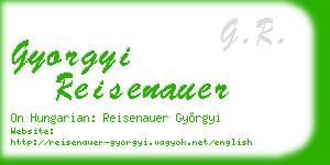 gyorgyi reisenauer business card